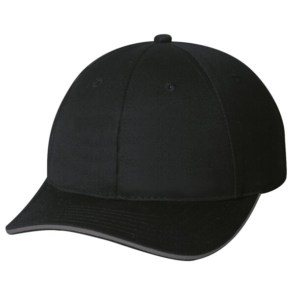 Deluxe Blended Chino Twill - 6 Panel Constructed Contour (Reflective, Safety) Thumbnail